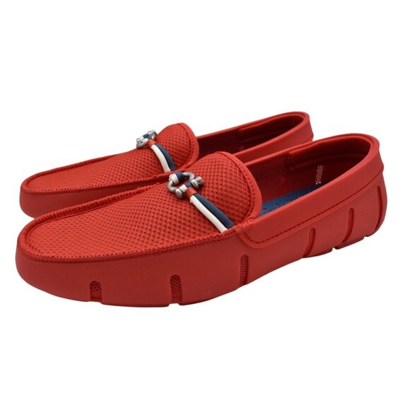 SWIMS Mens Size 9.5 Riva Red Slip On Loafers Shoes main image 12